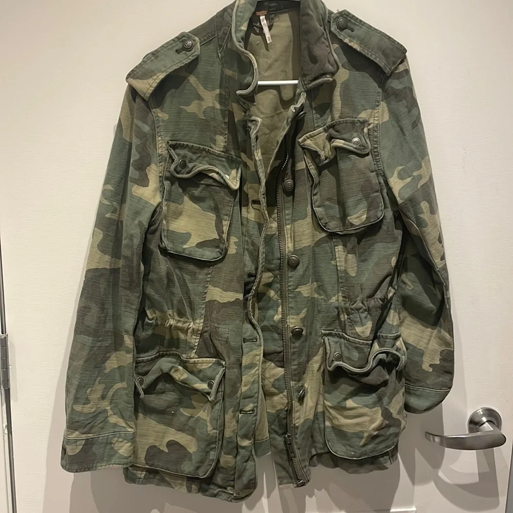 Free people camo jacket - Picture 3 of 3